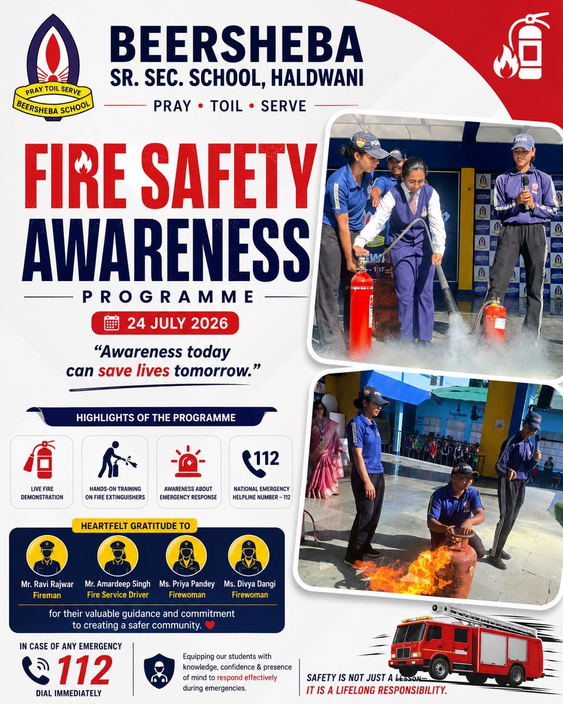 Featured news: Empowering Students: Fire Safety Event